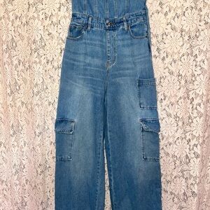 Wild Fable Blue Denim Overalls